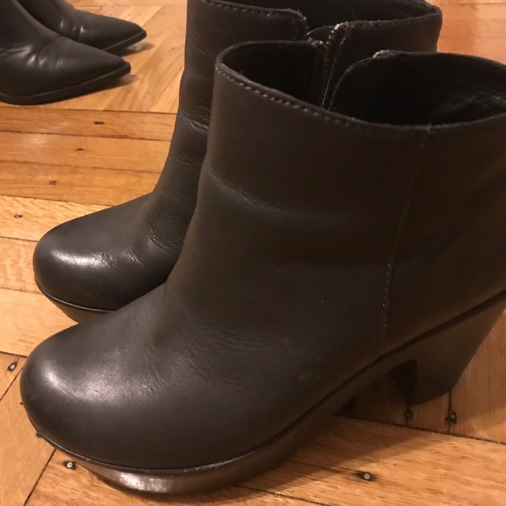 Kork ease grey platform boots